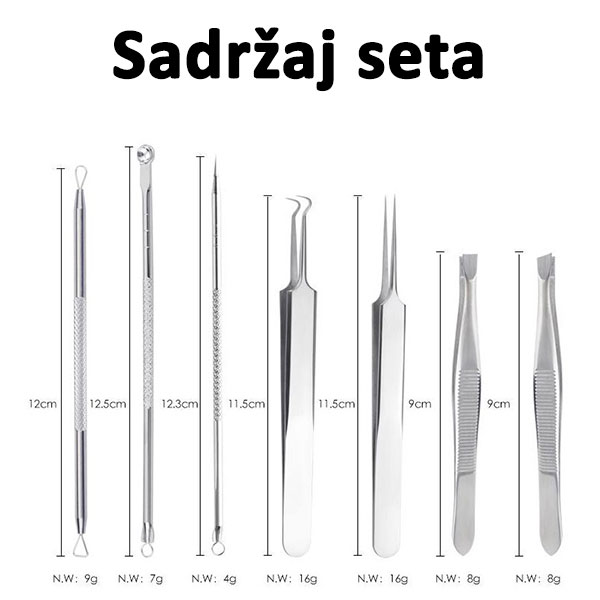 7 u 1 set za čišćenje lica