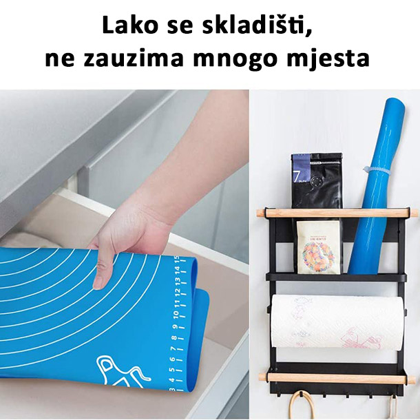 Neklizajuća podloga za tijesto