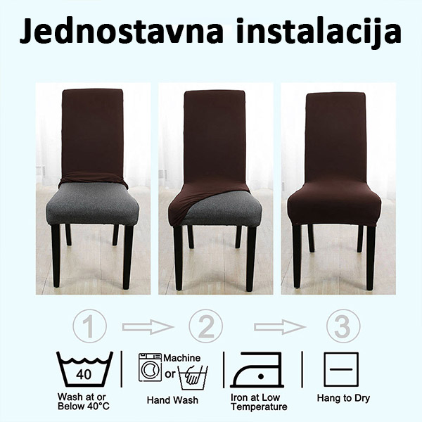 Set navlaka za stolice SleekFit